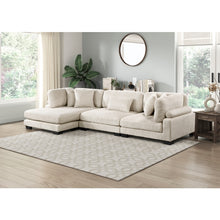 Load image into Gallery viewer, 3-Piece Modular Sectional with Reversible Chaise (Black, Beige & Grey)