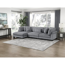 Load image into Gallery viewer, 3-Piece Modular Sectional with Reversible Chaise (Black, Beige & Grey)