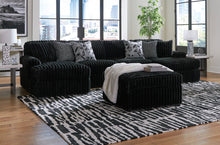 Load image into Gallery viewer, Ashley 981 3PC Double Chaise Sectional (BLACK & CHOCOLATE)
