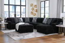 Load image into Gallery viewer, Ashley 981 4PC Oversized Sectional (Black & Chocolate)