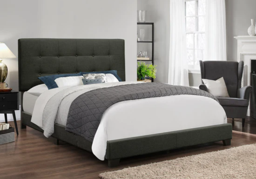 CLEARANCE FULL DARK GREY BED ONLY