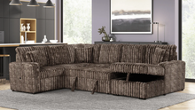 Load image into Gallery viewer, S3675 Raha II Sectional (White & Brown)