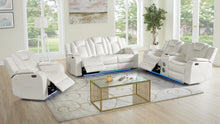 Load image into Gallery viewer, S3480 Eclipse 3pc Reclining Sofa Set (Sand, White & Black)