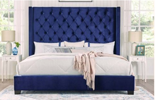 Load image into Gallery viewer, GRABBA 72&quot; TUFTED QUEEN  HEADBOARD BED
