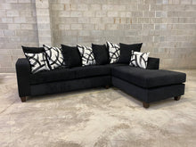 Load image into Gallery viewer, 110 FABRIC SECTIONAL W/ PILLOWS (7 COLORS)
