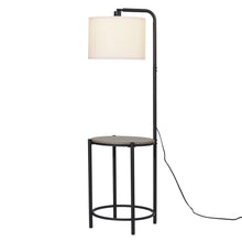 Load image into Gallery viewer, LIQUIDATION MS 54&quot; FLOOR LAMP W/ FAUX WOODEN TABLE
