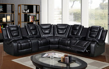 Load image into Gallery viewer, JORDAN LEATHER RECLINING SECTIONAL (2 COLORS)
