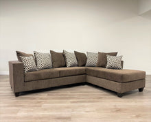 Load image into Gallery viewer, 110 FABRIC SECTIONAL W/ PILLOWS (6 COLORS)
