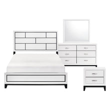 Load image into Gallery viewer, DAVI WOOD GRAIN WHITE 6PC BEDROOM SET
