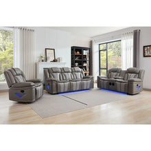 Load image into Gallery viewer, S2025 Innova Reclining Set (Grey &amp; Black)

