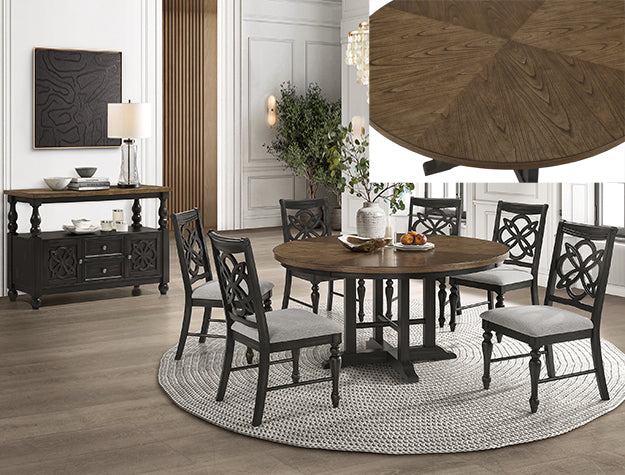 HILARA ROUND 5PC DINING SET