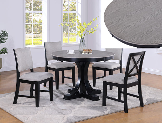 HARRIET ROUND 5PC DINING SET
