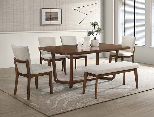SALERNO DINING TABLE 5PC SET