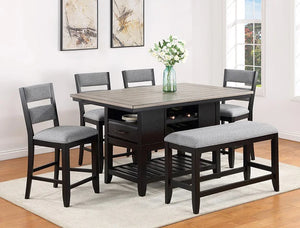 FREY COUNTER HEIGHT 5PC DINING TABLE SET