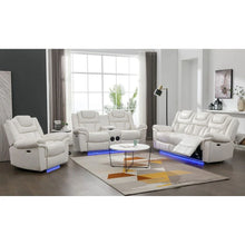 Load image into Gallery viewer, S2020 Party Time Reclining Set (Grey &amp; Brown &amp; White)
