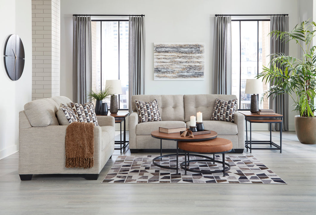 Ashley 310-04 PEBBLE 2PC SOFA & LOVESEAT SET