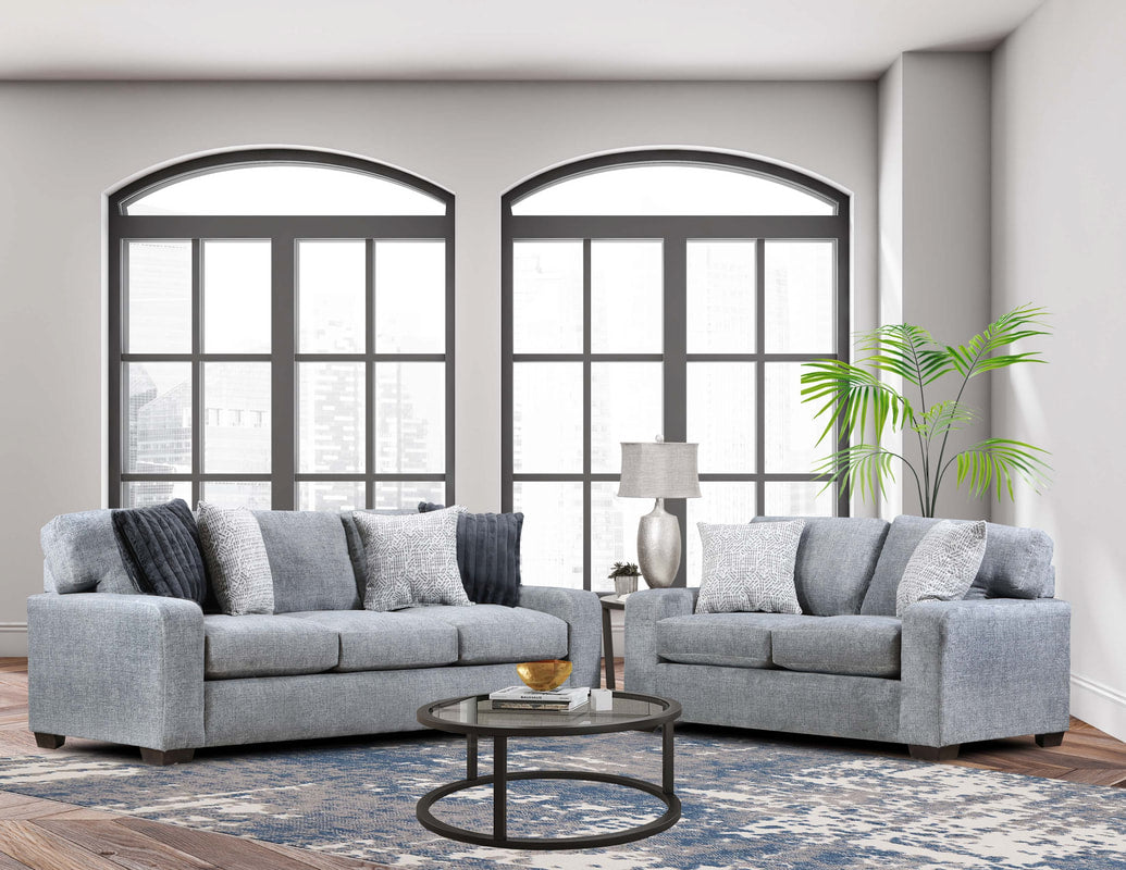 DOWNY 2PC SOFA & LOVESEAT SET (2 COLORS)