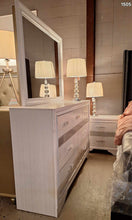 Load image into Gallery viewer, FLOOR MODEL CLEARANCE WHITE DRESSER, MIRROR &amp; NIGHTSTAND
