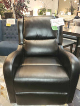 Load image into Gallery viewer, FLOOR MODEL CLEARANCE BLACK RECLINING CHAIR
