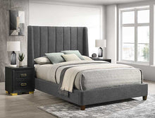 Load image into Gallery viewer, AGNES WHITE UPHOLSTERED BED
