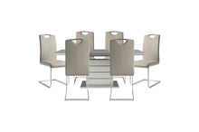 Load image into Gallery viewer, Glissand Grey 5pc Dining Table Set
