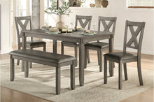 Load image into Gallery viewer, FLOOR MODEL CLEARANCE 6PC DINING TABLE SET

