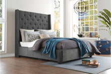 Load image into Gallery viewer, Fairborn Grey King Bed Frame
