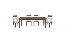 Load image into Gallery viewer, Quinn Brown 5pc Dining Table Set
