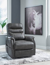 Load image into Gallery viewer, Ashley 6390912 Gray Lift Chair w/ Heat/Massage
