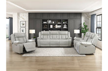 Load image into Gallery viewer, HURON GRAY RECLINING SOFA SET
