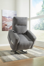 Load image into Gallery viewer, Ashley 9370412 Gray Power Lift Recliner w/ Heat/Massage
