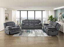 Load image into Gallery viewer, GOODLAND DARK GREY RECLINING SOFA SET
