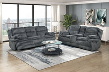Load image into Gallery viewer, GOODLAND DARK GREY RECLINING SOFA SET
