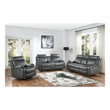 Load image into Gallery viewer, DOLVO RECLINING LEATHER 2PC SOFA &amp; LOVESEAT SET (2 COLORS)
