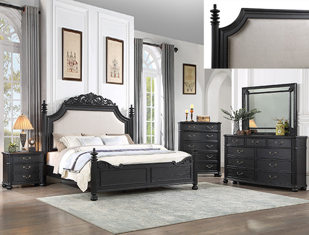 KINGSBURY QUEEN 6PC BEDROOM SET