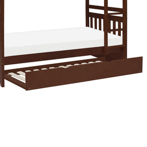 SKINNER TWIN/TWIN CHERRY BUNK BED