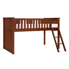 Load image into Gallery viewer, B2013LLDC Dark Cherry Rowe Low Loft Bunk Bed
