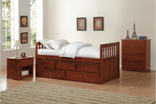 Load image into Gallery viewer, ROWE TWIN CAPTAIN BED WITH PULL-OUT TRUNDLE
