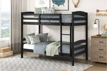 Load image into Gallery viewer, B2022BK Youth-Lani Black Bunk Bed
