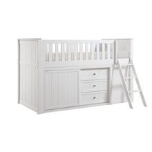 Load image into Gallery viewer, B2013LLDC White Rowe Low Loft Bunk Bed
