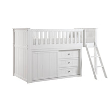 Load image into Gallery viewer, B2013LLDC White Rowe Low Loft Bunk Bed
