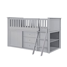 Load image into Gallery viewer, B2013LLDC Gray Rowe Low Loft Bunk Bed

