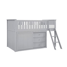 Load image into Gallery viewer, B2013LLDC Gray Rowe Low Loft Bunk Bed
