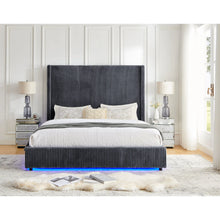 Load image into Gallery viewer, B300 Belinda Grey Bed Frame
