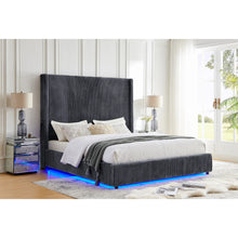 Load image into Gallery viewer, B300 Belinda Grey Bed Frame
