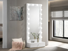 Load image into Gallery viewer, B4852WH-DB-SET LUXO TALL LIGHTED VANITY W/DRAWER
