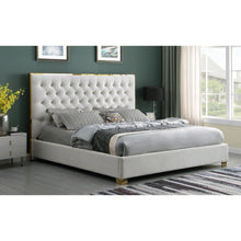 Load image into Gallery viewer, B600 Rose 55"H Cream Bed Frame
