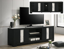 Load image into Gallery viewer, RANGLEY TV STAND - DRIFTWOOD, BLACK &amp; GREY
