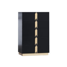 Load image into Gallery viewer, B7550 Evon Black 6pc Bedroom Set
