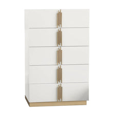 Load image into Gallery viewer, B7551 Evon White 6pc Bedroom Set
